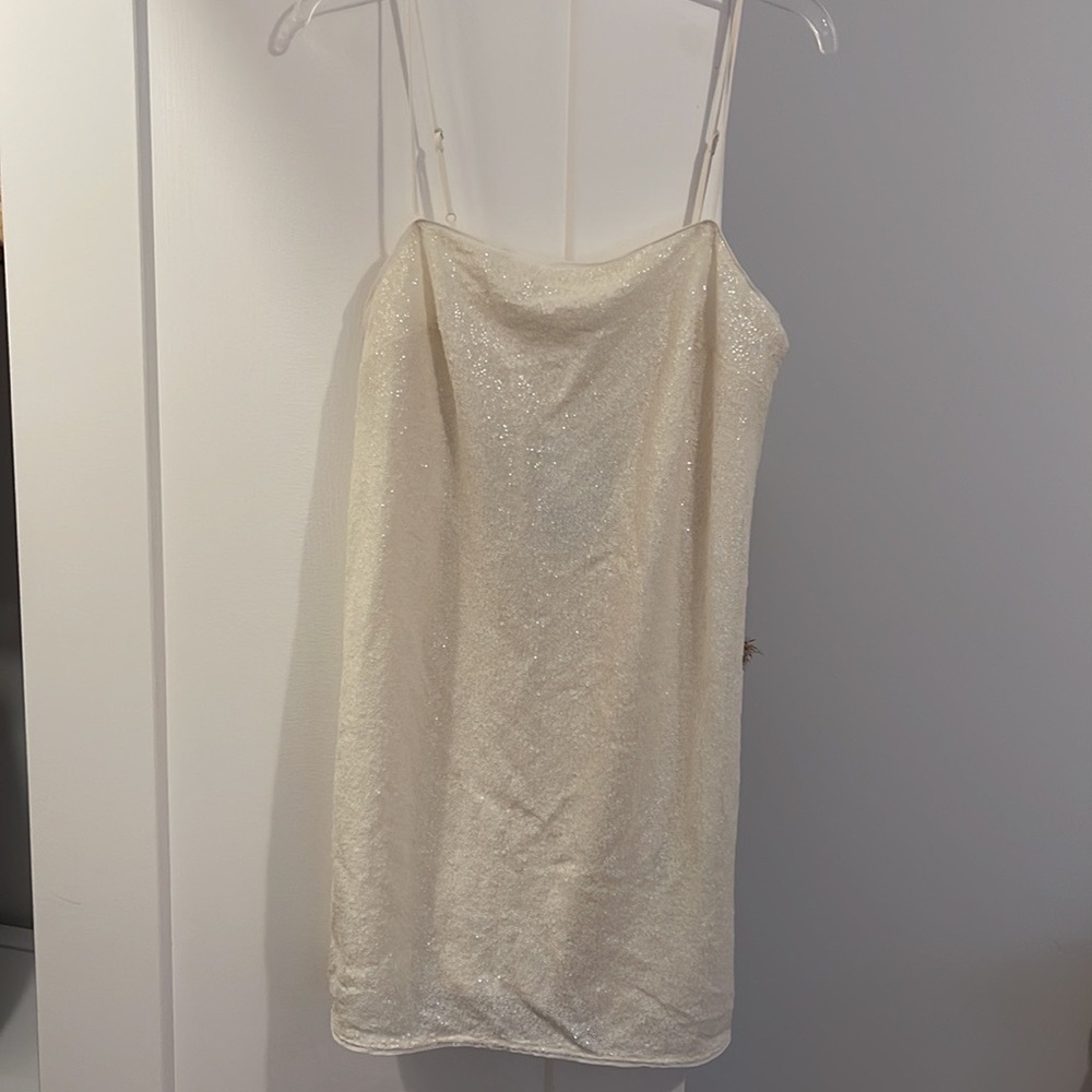 H&M Bridal Sparky White/Cream Dress